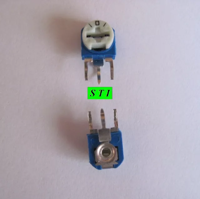 2 Pcs  0-10K Ohm Trim Pot Linear Potentiometer Variable Resistor