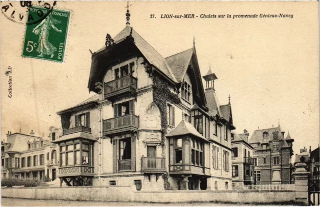 CPA LION-sur-MER Chalets on the Promenade Genieux-Nancy (1257647)