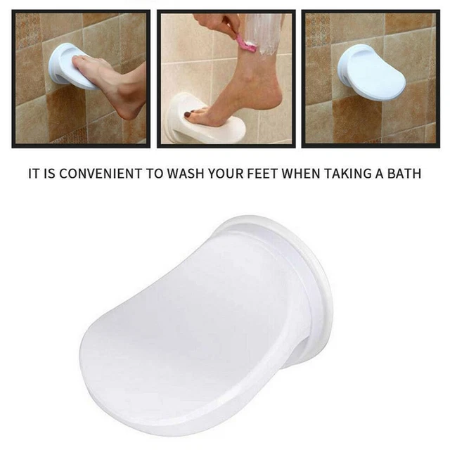 Pedal de ducha blanco para reposapiés taburete de afeitar taburete O7B0