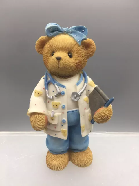 Cherished Teddies Enesco "Paula" Nurse/Doctor Helping Others- 2000  #0061290