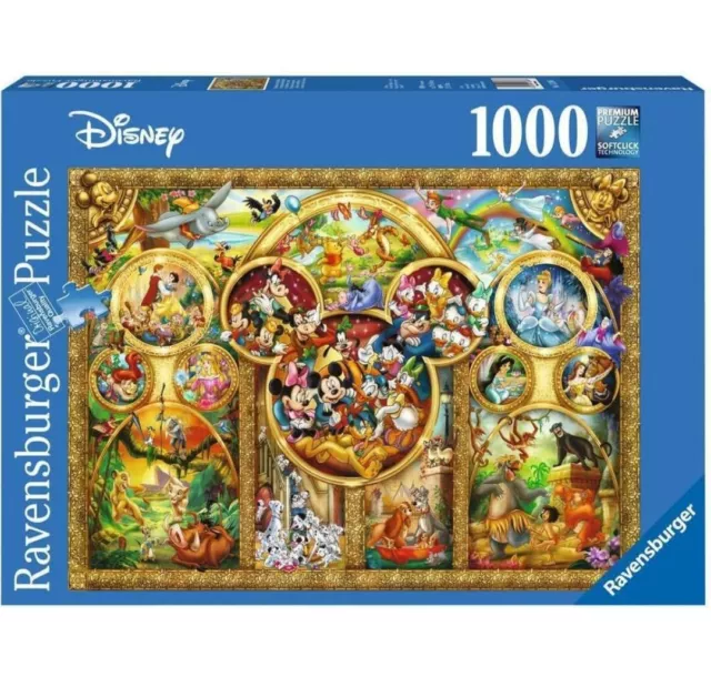 Sealed Ravensburger The Best Disney Themes Jigsaw Puzzle 1000 Piece Mickey Mouse