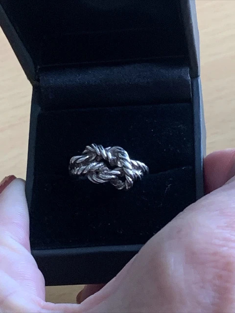 Anello Regolabile Con Piuma Fatto A Mano In Argento Sterling 925 - Foto 9