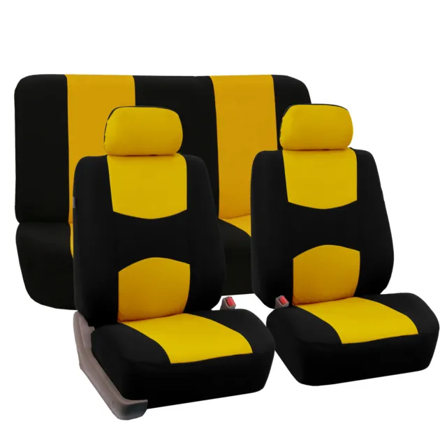 Seat Covers for Car Truck SUV Van Universal Fitmentment Beige Black
