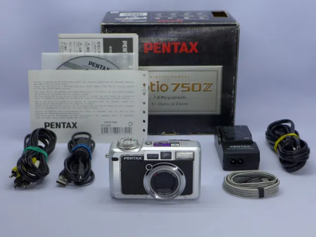 PENTAX OPTIO 750Z Compact Digital Camera 7.0MP 5x Zoom