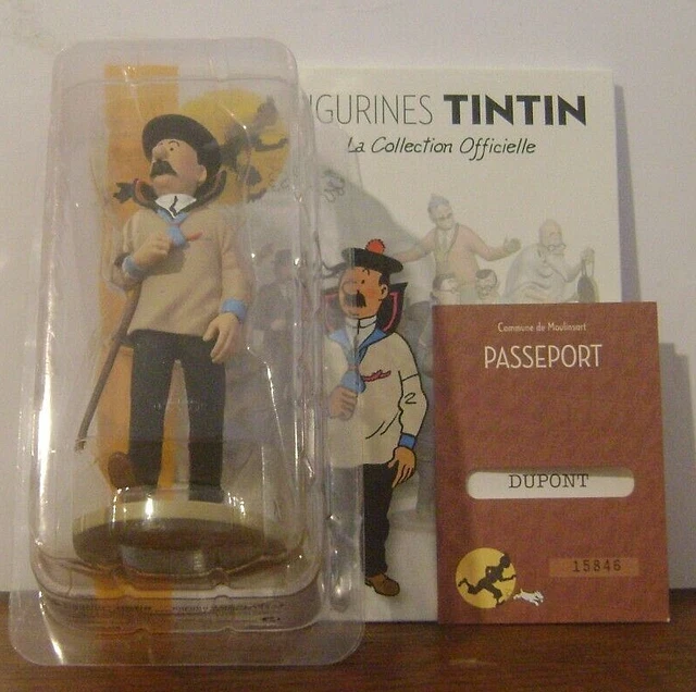 Figurine Tintin N°55 – Dupont En Maillot De Bain – Collection Officielle NEUVE