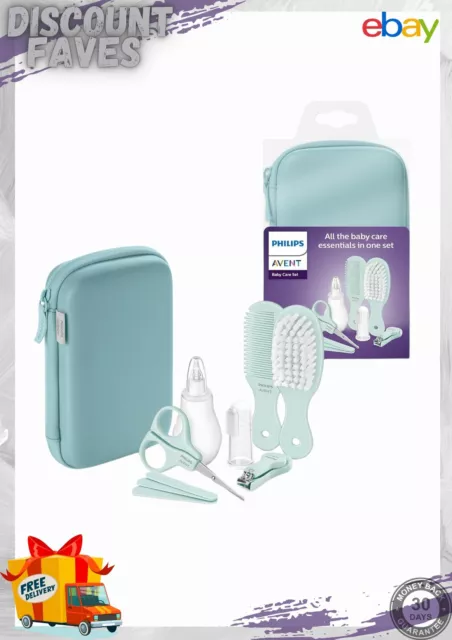 Philips Avent Babypflege Set- Starter Kit mit 9Zubehörteilen Nagelknipser Schere