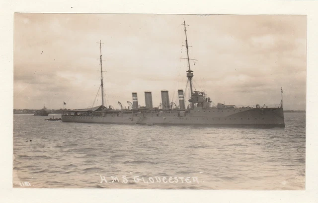 EINZIGARTIGES ROYAL NAVY RP Postkartenmodell. HMS