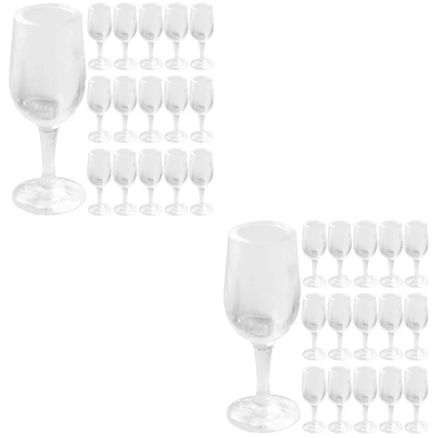 40 uds taza decorativa en miniatura resistente al desgaste diseño de casa de muñecas