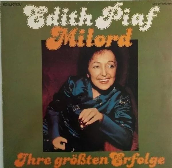 Edith Piaf Ihre Grossen Erfolge MONO / CLUB EDITION Emi Vinyl LP