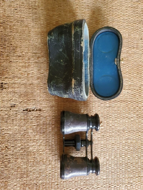 vintage opera glasses With Case lemaire Paris