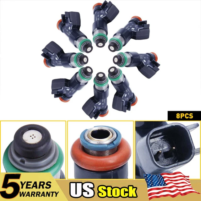 8pcs 12594512 Fuel Injectors Kit For Chevy Silverado GMC Sierra Yukon Car Parts