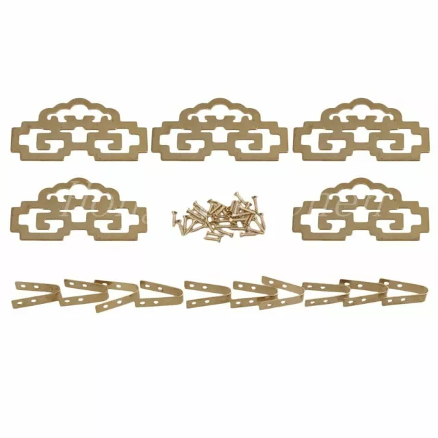 5pcs Chinese Style Brass Wall Painting Picture Frame Hanger Hanging Hooks