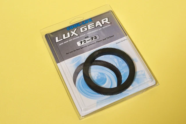 Lente de goma Cool-Lux LuxGear Cine Follow Focus Gear 72-73 Arri Zeiss Cooke Kowa