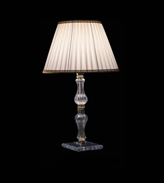 Lampe Grand Classique en Cristal Transparent Or A 1 Lumière CL006