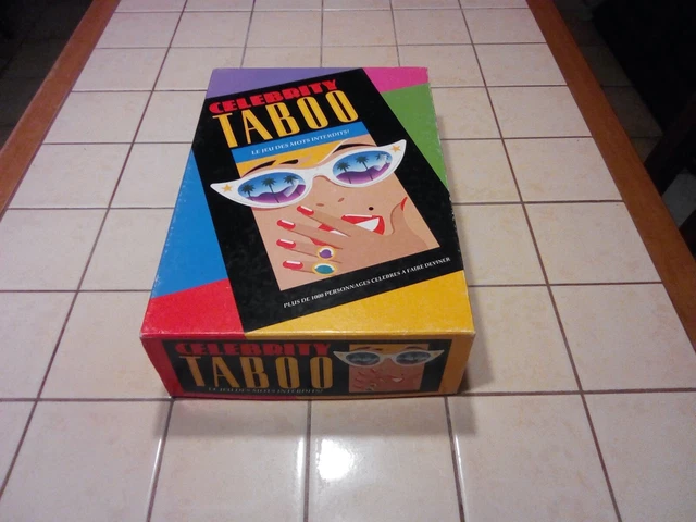 Jeu Taboo Le Jeu Des Mots Interdits - édition Fin D’année Rare Hasbro, Occasion