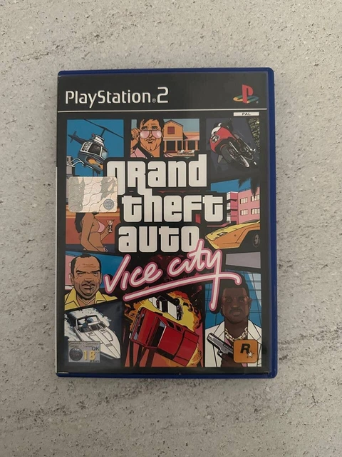 Fourreau De Pack PS2 – GTA Vice City Et PES 2 – Pour Sony PlayStation 2 Fat