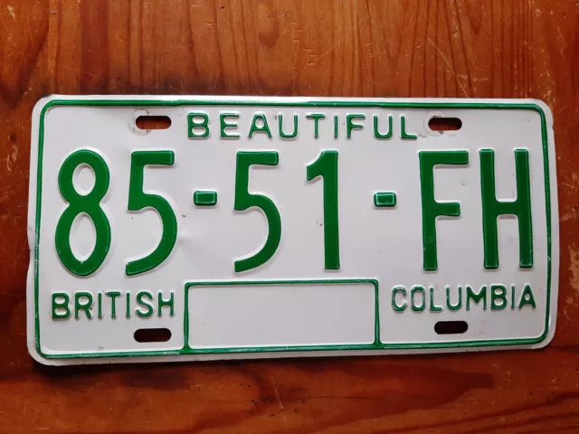 1 x Original SPECIAL CANADA Nummernschild aus BRITISH COLUMBIA*TOP*TOP*TOP*