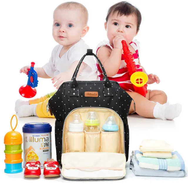 Mummy Nursing Bag Baby Nappy Diaper Maternity Travel Backpack Large Capacity US