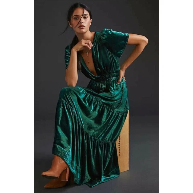 Boden rebecca velvet maxi dress outlet