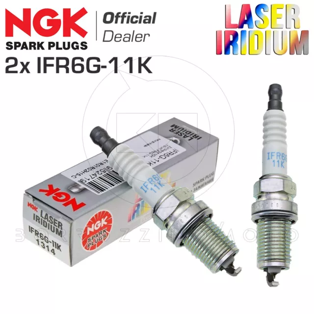 2 Candele Ngk Laser Iridium Ifr6G-11 Originale Honda Nc 750 X Dct Abs 2014-2015