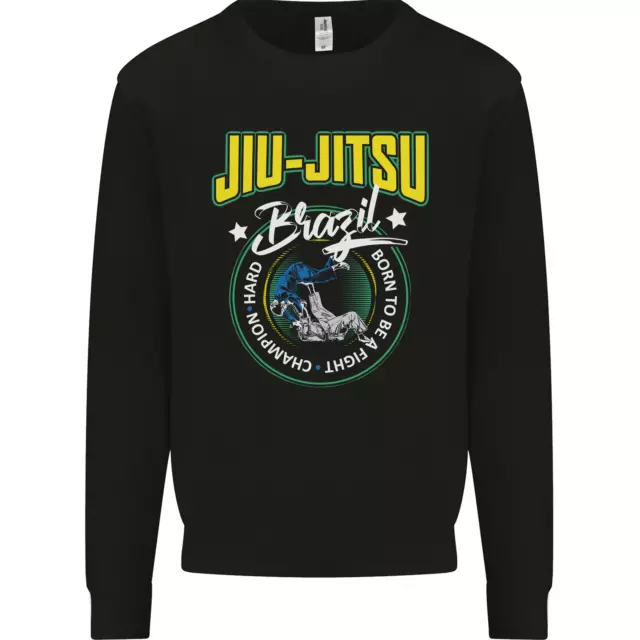 Jiu Jitsu Brazilian MMA Mixed Martial Arts Mens Sweatshirt Jumper