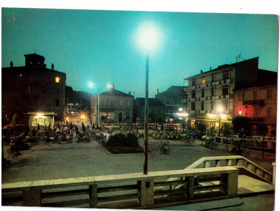 Cartolina Marche - Macerata - Porto Potenza Picena 4822 - Piazza Della Stazione
