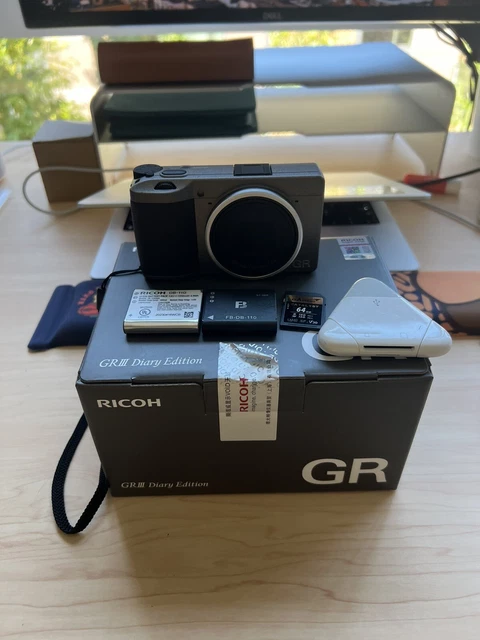 Ricoh GR III Diary Edition 1080p f/2.8 Digital Camera - Gray  gr3