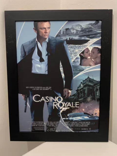 James Bond Sammlung div. Motive Wandbild 007 Film Casino Royale Daniel Craig