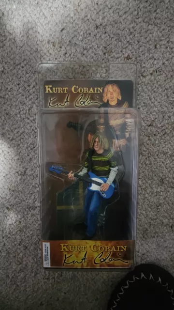 Kurt Cobain NECA 2006 NIRVANA Action Figure In Box - Smells Like Teen Spirit