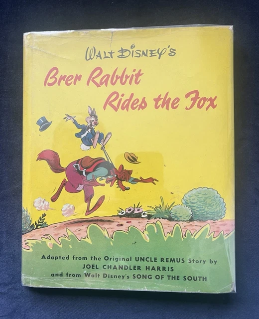 VINTAGE 1946 WALT Disney's Brer Rabbit Rides The Fox - Complete With ...