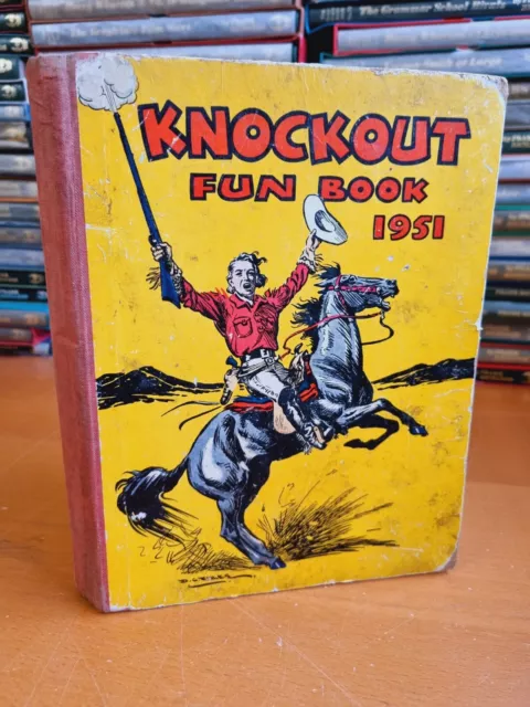 KNOCKoOUT FUN BOOK 1951 - Billy Bunter, Sexton Blake etc -  w