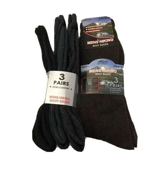 6 paires de chaussettes bottes de randonnée homme 3