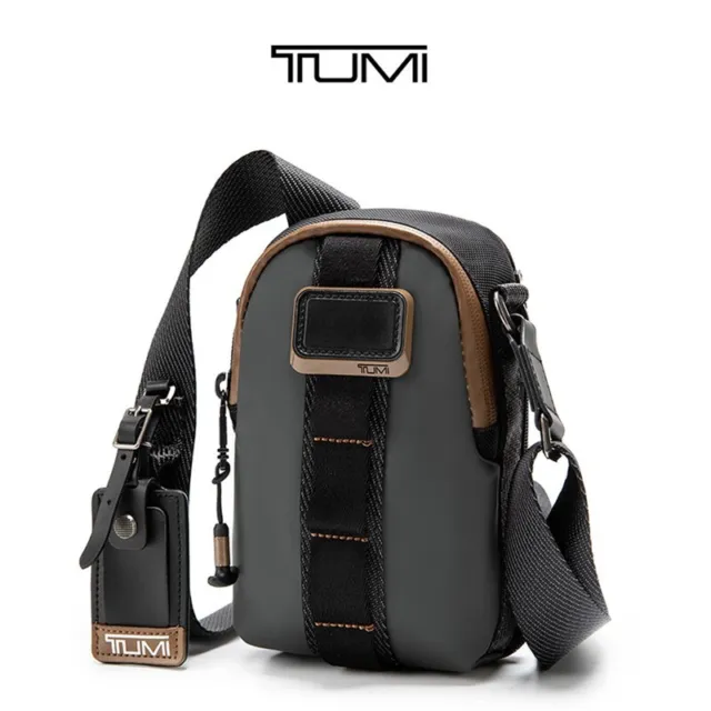 New TUMI Obsidian Black Shoulder Cross Body Bag commuting bag