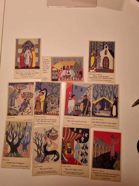 LOT DE 24 anciennes images pieuses catholicisme , religion . EUR 20,00