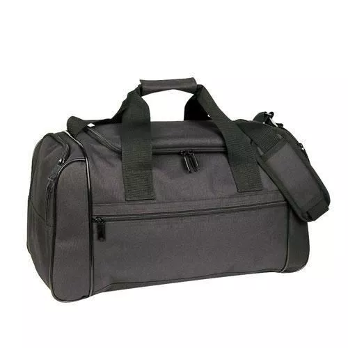 20" Duffle Duffel Bag Deluxe Sports Travel Gym Bag Luggage Carry-On in Black