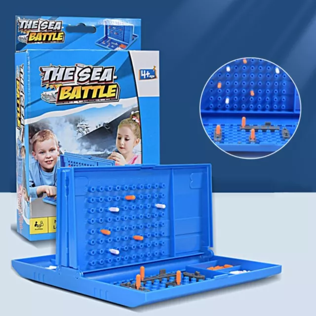 Two Players Interactive Battle Toys Blue Sea Ship Board Game   Indoor Outdoor