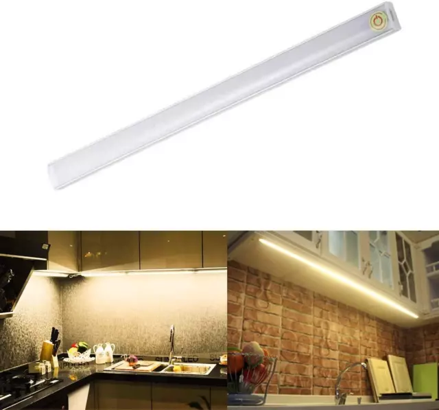 Luci per Cucina LED Barra Luminosa Lampada Da Parete Touch Design Dimmerabile 30