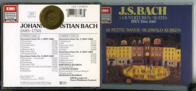 Bande　Bach　overtures　Petite　DHM　COFFRET　EUR　10,00　PicClick　FR　CDS　KUIJKEN,　EMI　box　La　England