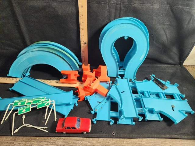 Dual Lane Hot Wheels Race Track From The 70s Crafty Uplift Car