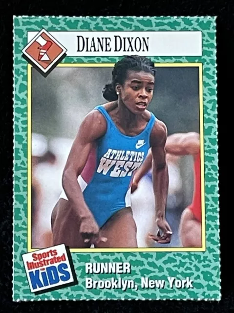 DIANE DIXON ROOKIE 1990 Sports Illustrated for Kids SI Track Olympic Gold NM+