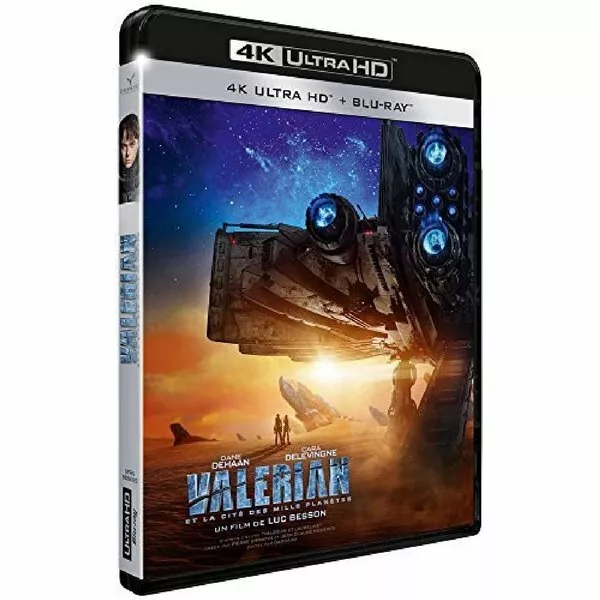Blu-ray Valérian et la cité des mille planètes 4k ultra hd