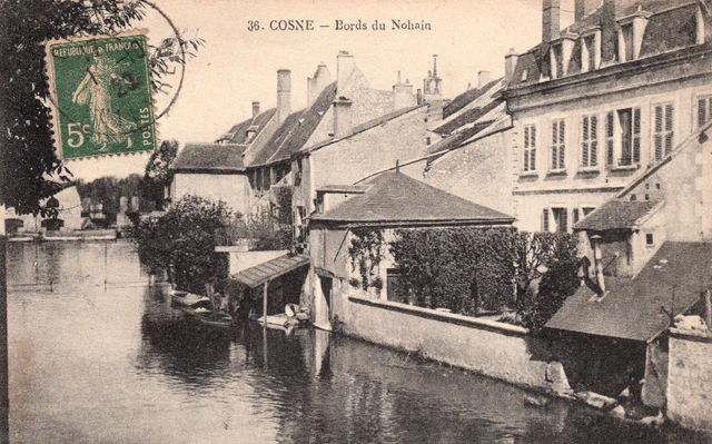 COSNE 36 bords du nohain timbrée 1920