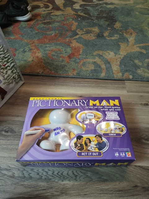 Mattel Electronic Pictionary Man Game – Kombiniert Zeichnen & Pantomime Für Verrückten Partyspaß