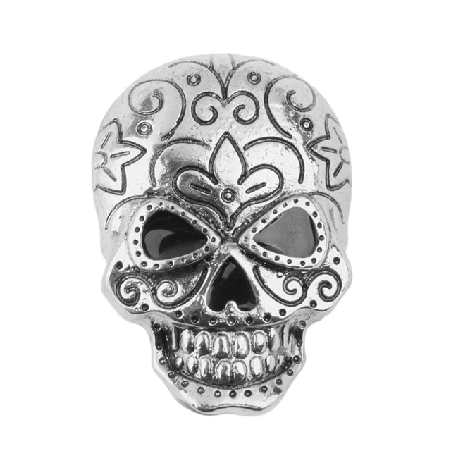 Hombre Broches Joyería Mujeres Ropa de Seguridad Calavera Broche G Astilla Camisa