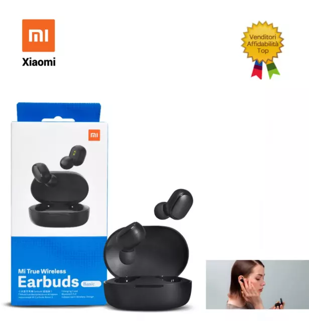 Auricolari XIAOMI REDMI EARBUDS BASIC cuffie true Bluetooth 5.0 android MI TRUE