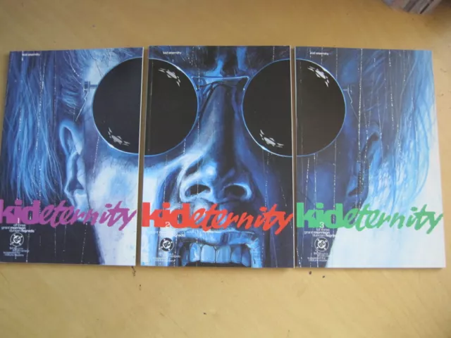 KID ETERNITY :COMPLETE PRESTIGE 3 ISSUE 1991 DC Vertigo SERIES by Grant MORRISON