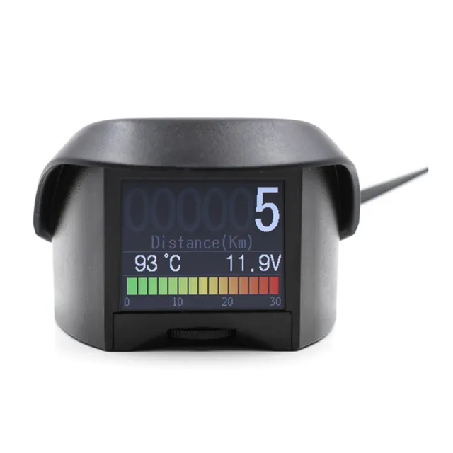 Car OBD Smart Digital Trip Early Alarm Fault Code Multi Function Meter Odometer
