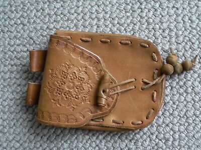 BC VINTAGE Slimline AGFA-GEVAERT Tan in Pelle Portafoglio/portadocumenti 