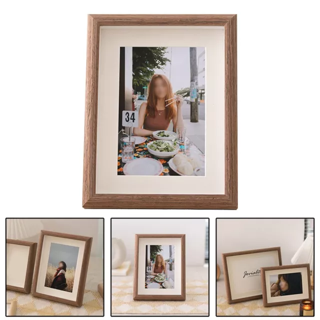 Options de placement de cadre photo creux en trois dimensions style simple 7 x 1