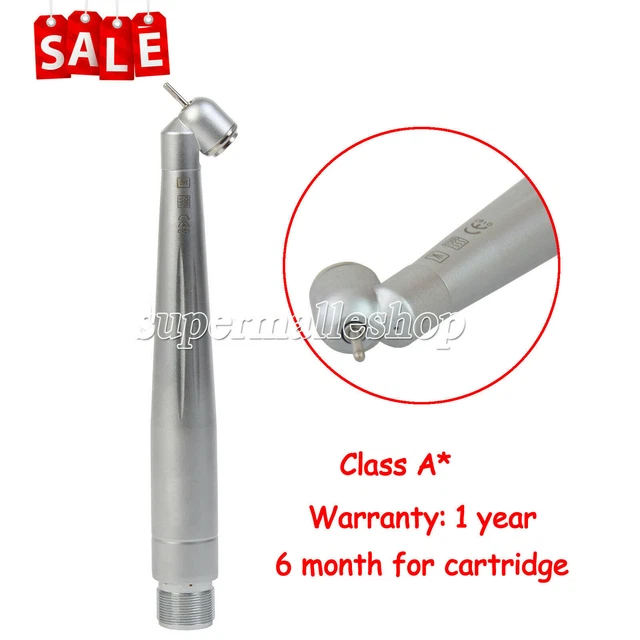 2H Dental Surgical Surgery 45 Degree Handpiece Borden 2Hole Push Button Super